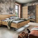 Tweepersoonsbed Massiv Austin slaapkamer