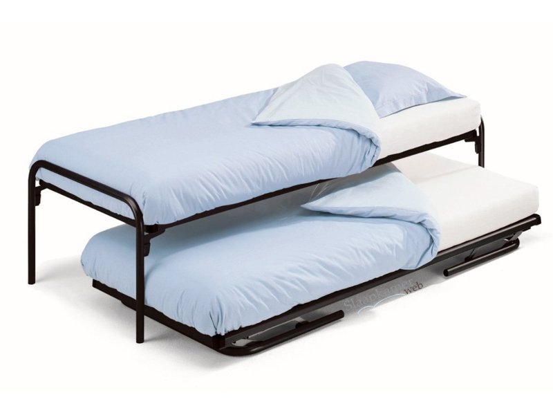 bed met onderschuifbed