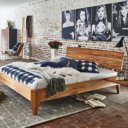 Tweepersoons houten bed Sylt