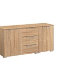 Wild eiken combi commode