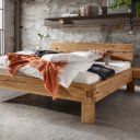 Robuust houten balkenbed Jefferson