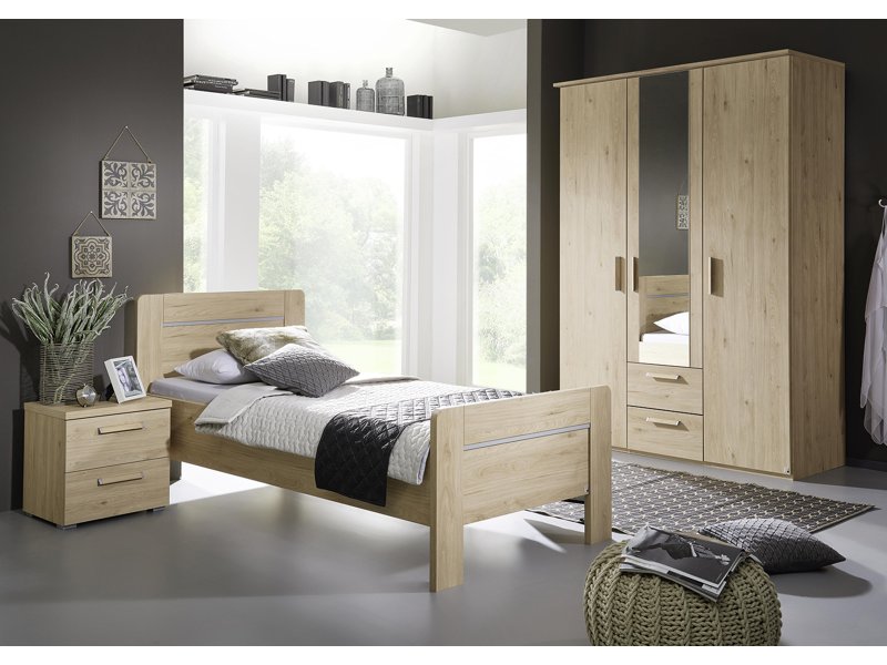Bed voor senioren Hannah eiken white wash