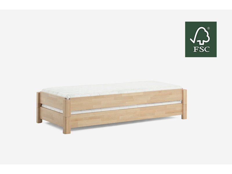 Houten stapelbed