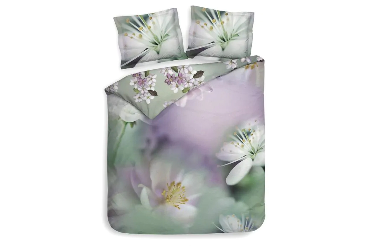 Dekbedovertrek Bloemen in pastel