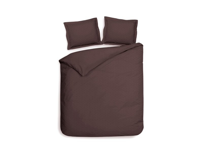 Dekbedovertrek Uni Stippen Taupe