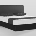 Softline waterbed Sparkle antraciet