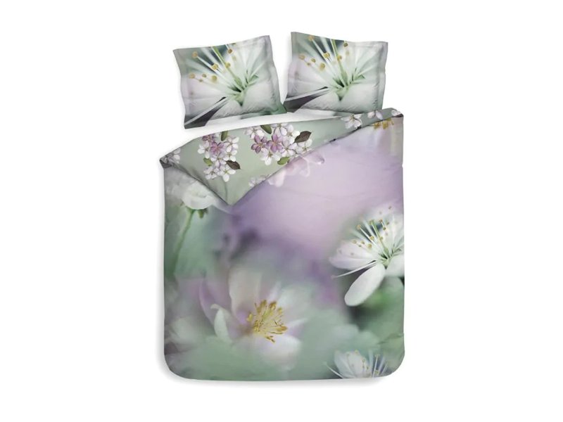 Dekbedovertrek Bloemen in pastel