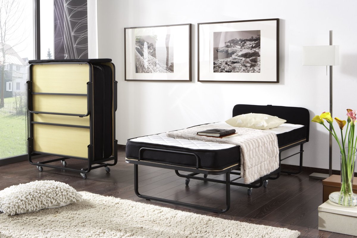 Ruimtebesparend bed, Vouwbed Comfort met Bonell vering matras