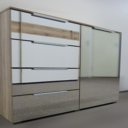 Showroommodel combicommode met spiegelfront laden