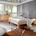 Massief beuken houten bed Sjors