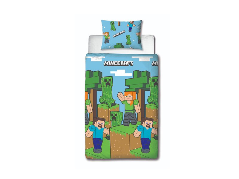 Kinder dekbedovertrek Minecraft