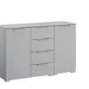 Zand eiken combicommode