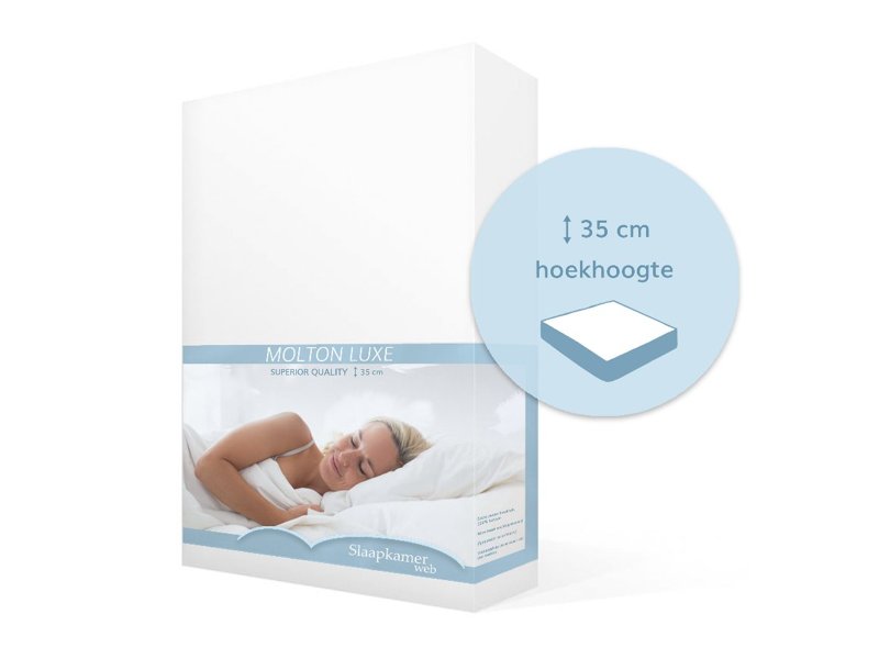 Molton voor hoge matras
