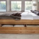 2 bedladen houten bed Kopenhagen