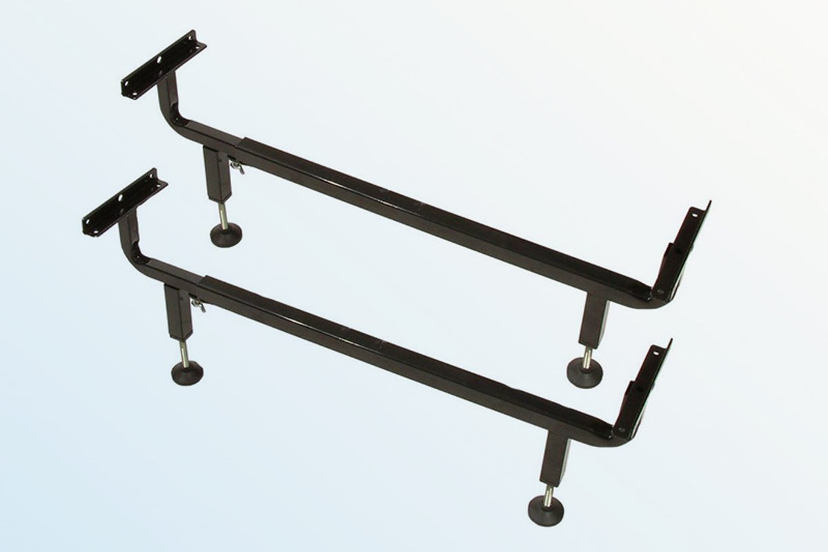 Potenset voor lattenbodems en of schotelbodems met een houten frame