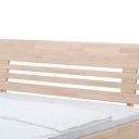 Detail hoofdbord houten bed Gijs