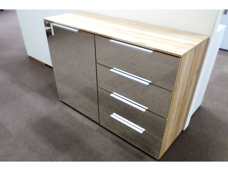 Showroommodel combicommode met spiegelfront