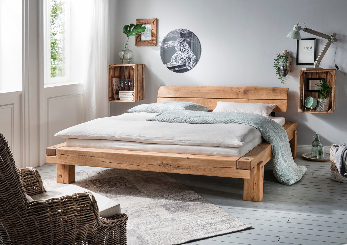 Luxe houten bed | bezorging en montage