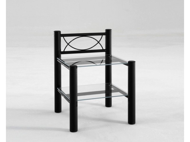 Metalen nachttafel Lotus