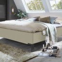 Tweepersoonsbed Comfort Milaan met kast kiezelgrijs