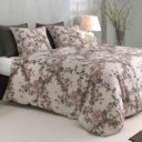 Dekbedovertrek Romantische roos op bed op bed