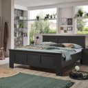 Antraciet bed Comfort Rustic