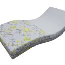 Soepel latex matras met dap tijk die uitstekend geschikt is voor verstelbare bedbodems