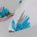 Dekbedovertrek Kolibrie tussen de bloemen detail