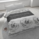 Dekbedovertrek Rozen op bed