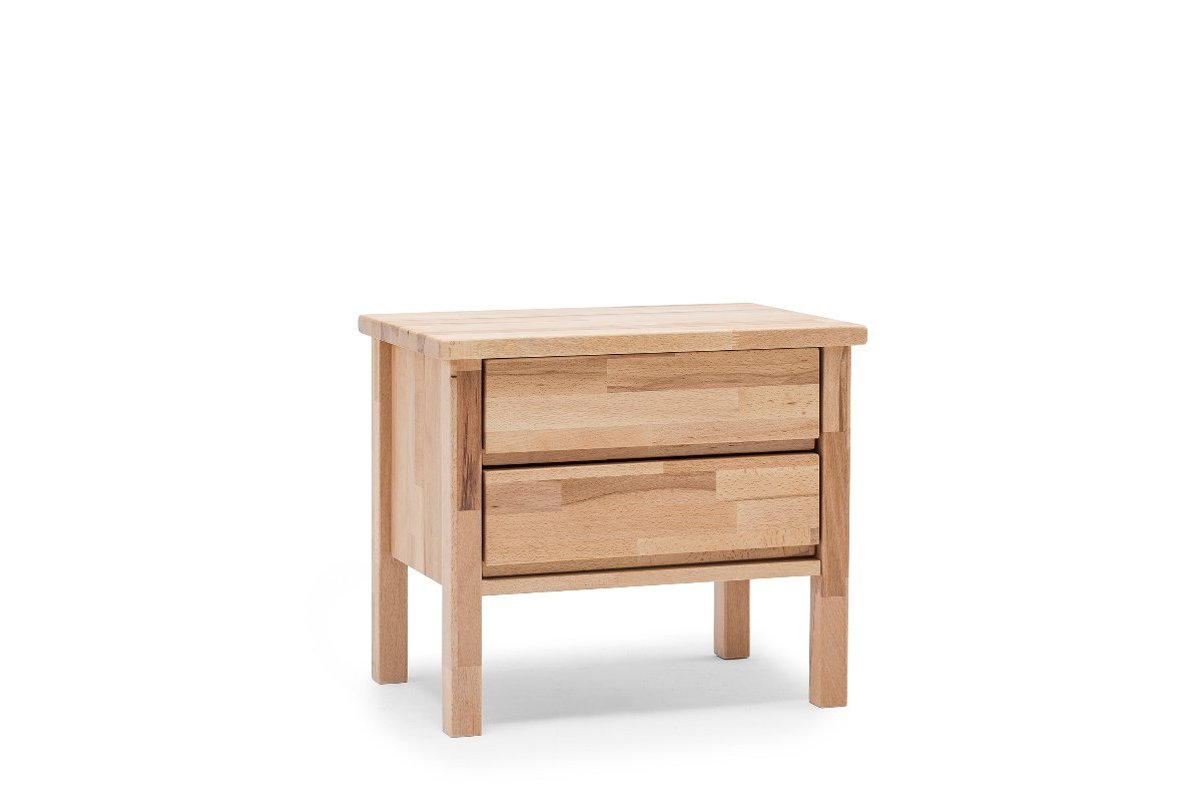 Massief houten nachtkastje kern beuken geolied