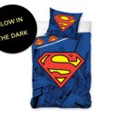 Kinder dekbedovertrek Superman Glow In The Dark