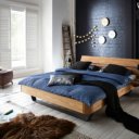 Massief houten bed eiken geolied