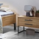 Eenpersoonsbed Comfort Milaan - nachtkastje