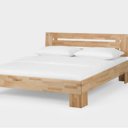 Houten bed Teun kern beuken geolied met open poten