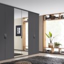 Draaideurkast Royal Modern 3 deurs wild eiken