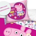 Kinder dekbedovertrek Peppa Pig detail