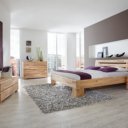 Houten bed Teun massief kern beuken hout geolied met open poot