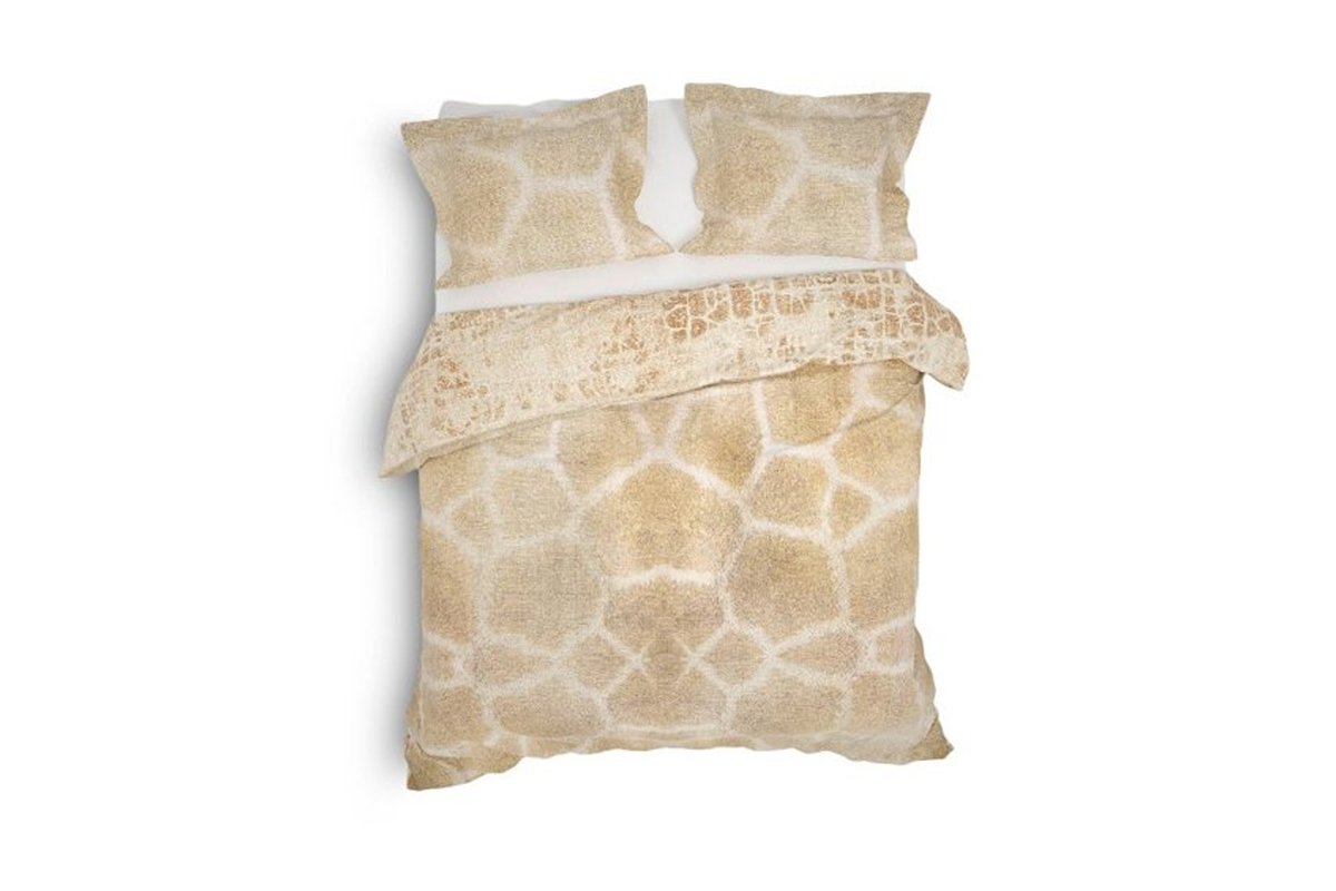 1 persoons, 2 persoons,Lits-jumeaux en Lits-jumeaux XL dekbedovertrek katoen 2 kanten Giraffe huid print