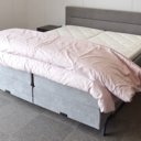Showroommodel boxspring Las Vegas met splittopmatras
