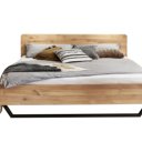 Funen-eiken-houten-bed-metalen-poot