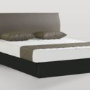 Softline waterbed Sparkle taupe