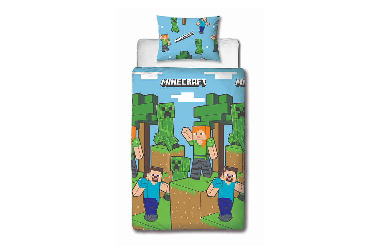 Kinder dekbedovertrek Minecraft