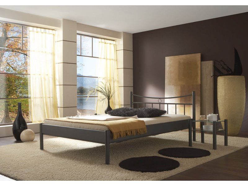 tweepersoons metalen bed Svenja