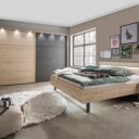 Slaapkamer Industrial met bed, kast en commode en nachtkastjes