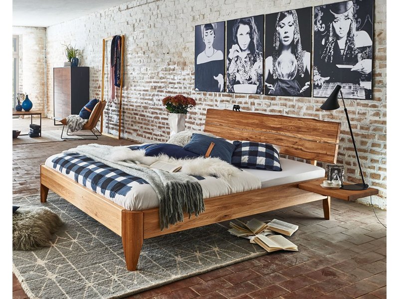 Tweepersoons houten bed Sylt