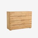 Commode van wild eiken honing geolied hout