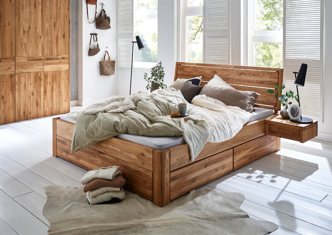 In Vergemakkelijken vleet Tweepersoons houten bed | Kopenhagen | Slaapkamerweb