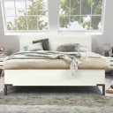 Tweepersoonsbed Comfort Urban voeteneind roomwit