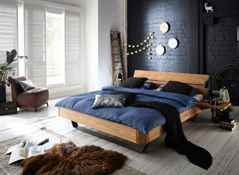 Schandelijk complexiteit uitdrukking Tweepersoons houten bed | Skive | Slaapkamerweb