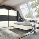 Tweepersoonsbed Comfort Urbanmet kast roomwit